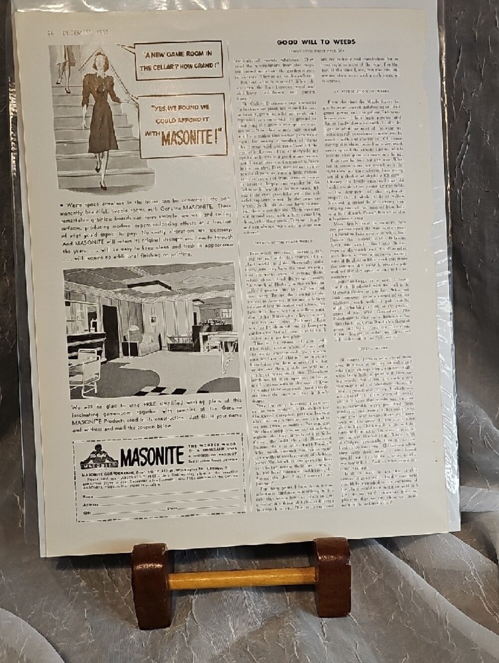 Vintage Community Plate 1937 Advertisment - Silver, Black - Picture 7 of 12